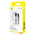 Кабель Baseus Foamed Silicone Fast Charging Data Cable USB to Type-C 100W Comic 2m Black