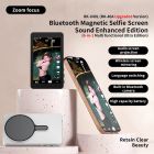 Додатковий екран Magnetic selfie screen RK-X40L камери смартфона White