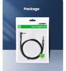 Аудіокабель UGREEN AV112, 3.5mm Male to 3.5mm Male, nylon braid, 2m, Blue