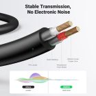 Аудіокабель UGREEN AV116 3.5mm Male to 2RCA Male, PVC, 1m Black