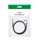 Аудіокабель UGREEN AV119 3.5mm Male to 3.5mm Male, nylon braid, 3m Black