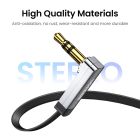 Аудіокабель UGREEN AV119 3.5mm Male to 3.5mm Male, nylon braid, 3m Black