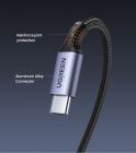 Кабель UGREEN US334 USB-C to USB-C PD Fast Charging 90 Degree Cable 5A Max Black 2m