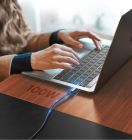 Кабель UGREEN US334 USB-C to USB-C PD Fast Charging 90 Degree Cable 5A Max Black 2m
