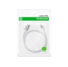 Кабель UGREEN US288 USB-A 2.0 to USB-C Cable Nickel Plating Aluminum Braid 1m (White)