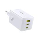 Мережевий зарядний пристрій Baseus EnerFill FE11 Fast Charger 2C+U 100W EU Moon White