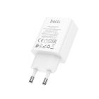 Мережевий зарядний пристрій HOCO C143A Benefit single port PD20W charger White