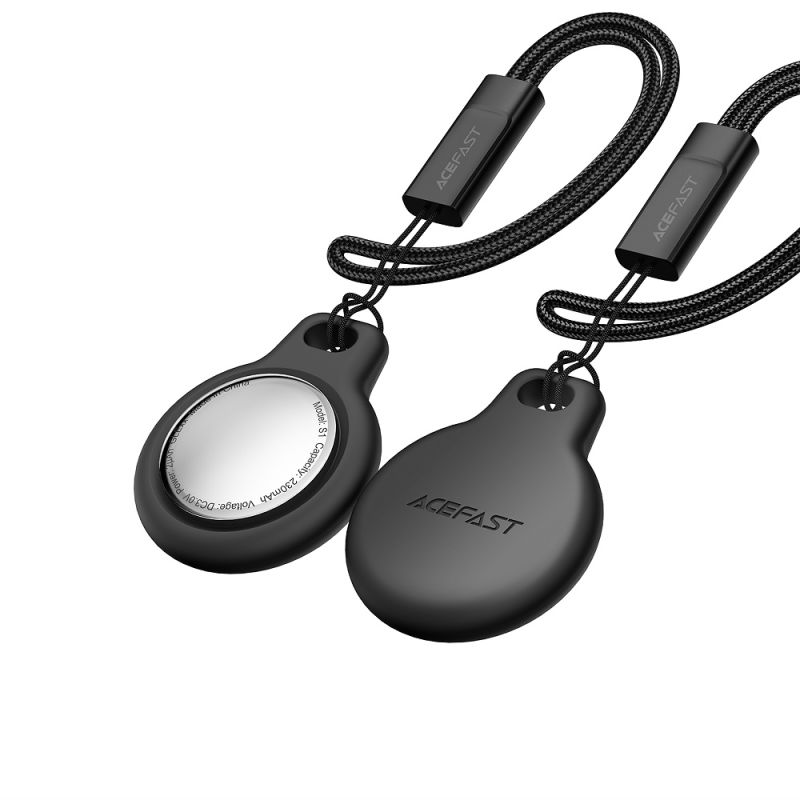 Трекер ACEFAST S1 button type positioning device single Black