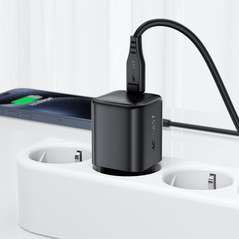 Мережевий зарядний пристрій ACEFAST A119 PD45W mini GaN USB-C fast charger
