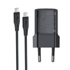 Мережевий зарядний пристрій ACEFAST A118 PD30W mini GaN USB-C fast charger Black