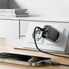 Мережевий зарядний пристрій ACEFAST A86 12W (USB-A+USB-A) dual port charger  Black