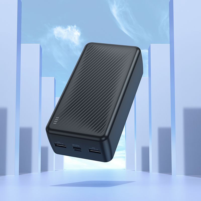 Зовнішній акумулятор BOROFONE BJ55B Graceful power bank(30000mAh) Black