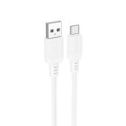Кабель BOROFONE BX115 Lotto silicone charging data cable Type-C White
