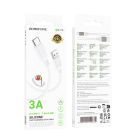 Кабель BOROFONE BX115 Lotto silicone charging data cable Type-C White