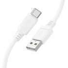 Кабель BOROFONE BX115 Lotto silicone charging data cable Type-C White