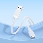 Кабель BOROFONE BX115 Lotto silicone charging data cable Type-C White