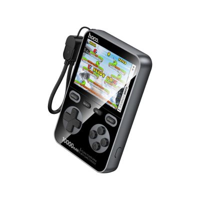 Зовнішній акумулятор HOCO Q47 Shine PD20W power bank with game console(10000mAh) Metal Gray