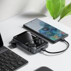 Зовнішній акумулятор HOCO Q47 Shine PD20W power bank with game console(10000mAh) Metal Gray