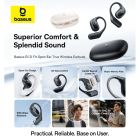 Бездротові навушники TWS Baseus Eli 2i Fit Open-Ear,ENC, IPX5, Cosmic Black