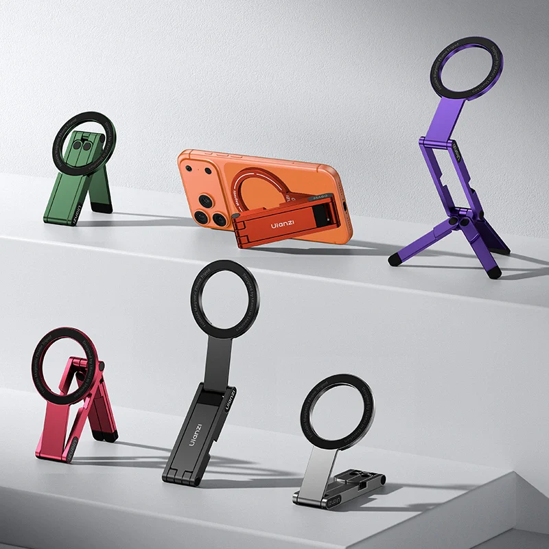 Тримач телефона Ulanzi MA60 Foldable Magnetic Phone Tripod (Red)