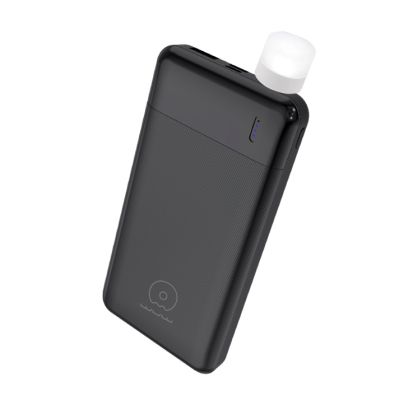 Зовнішній акумулятор WUW Y162  10000mAh + Led ліхтарик  Black
