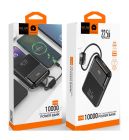 Зовнішній акумулятор WUW Y158 （PD22.5W quick charge) 10000mAh Black