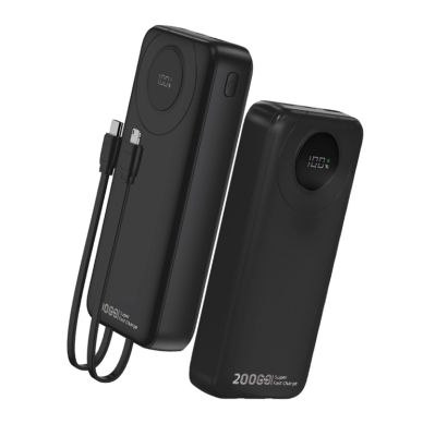 Зовнішній акумулятор WUW Y202 （PD22.5W quick charge) 20000mAh Black