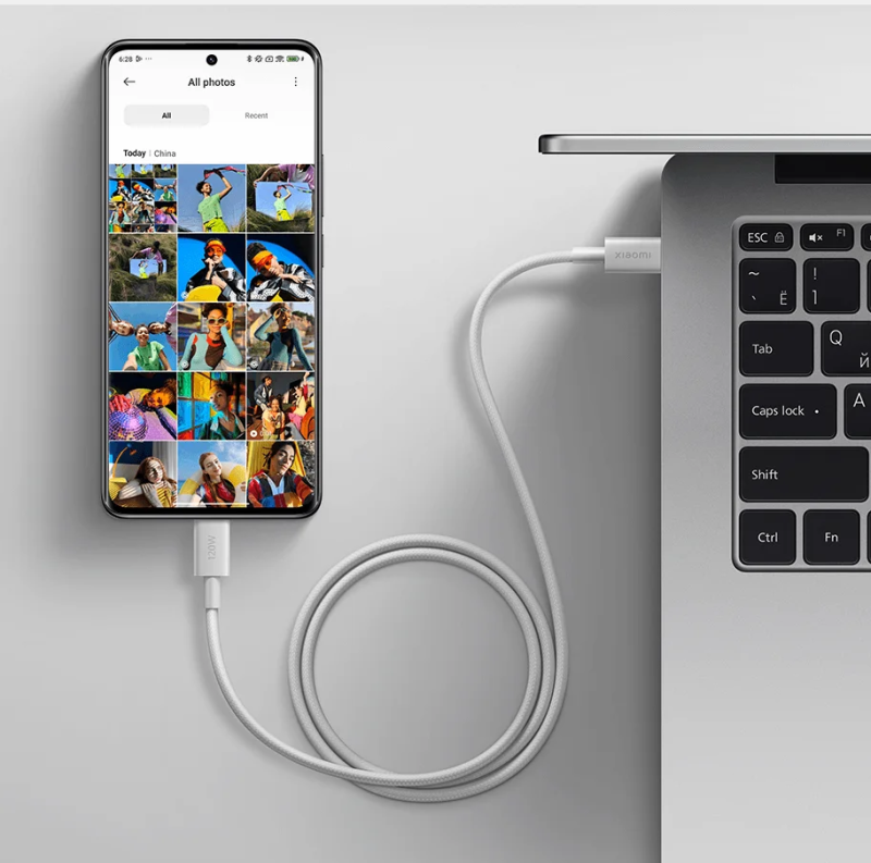 Кабель Xiaomi 6A Braided USB-C to USB-C Cable (2m)