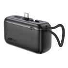 Зовнішній акумулятор ACEFAST M27-10000 22.5W power bank with USB-C port and cable Metal Gray