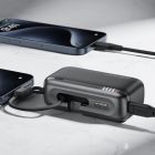 Зовнішній акумулятор ACEFAST M27-10000 22.5W power bank with USB-C port and cable Metal Gray