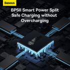 Мережевий зарядний пристрій з кабелем Baseus GaN5 Pro Fast Charger 2C+U 65W  EU  Black(Baseus Xiaobai charging Cable Type-C  to Type-C 100W)