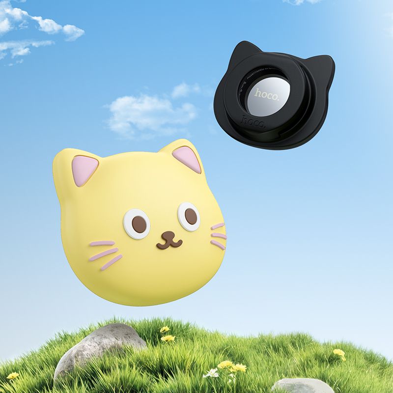 Трекер HOCO E91D Tiger smart anti-lost device(cat collar type) Black