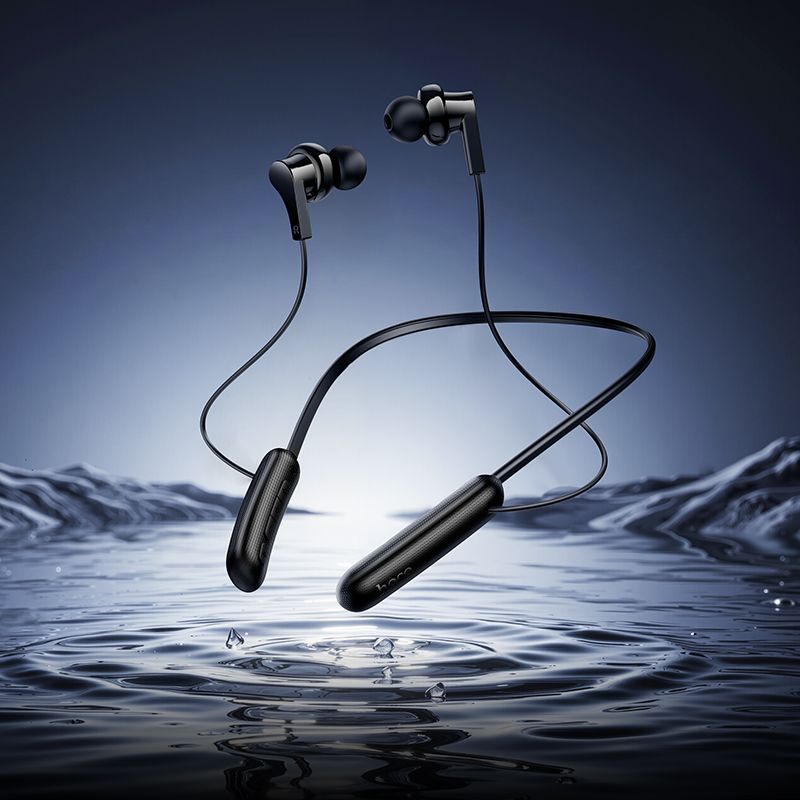 Бездротові спортивні навушники HOCO ES75 Niya neck-hanging BT headset Black