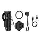 Селфі-монопод HOCO K27 Pro Magic mini live broadcast stand(pull clip+magnetic focusing version) Black