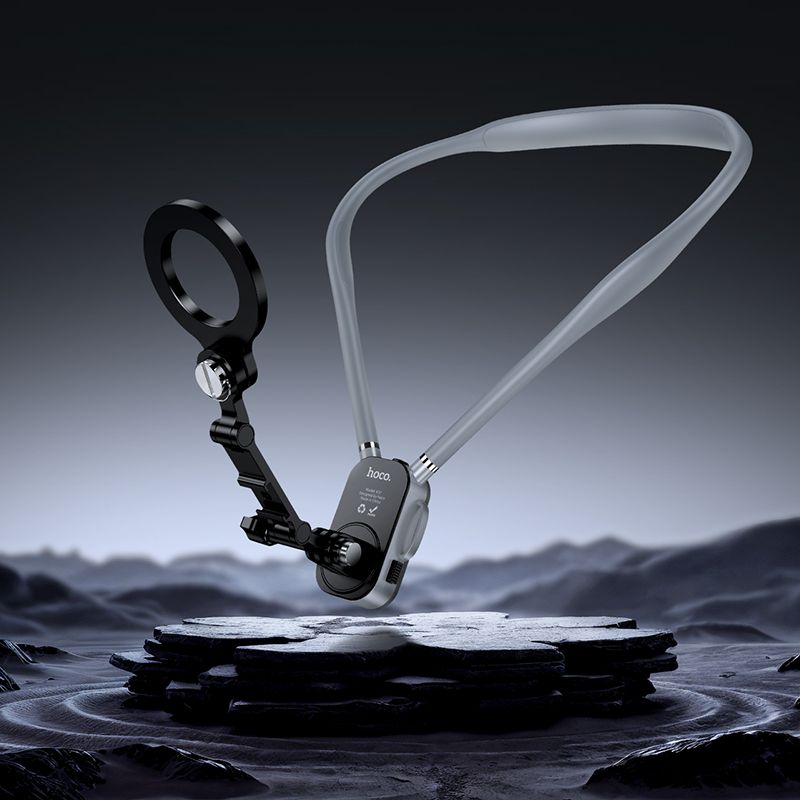 Кріплення для телефона на шию HOCO K31 Campo magnetic neck-hanging holder Black Gray