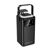 Зовнішній акумулятор BOROFONE BJ65B High 22.5W+PD20W+four-cables power bank(80000mAh) Black