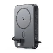Зовнішній акумулятор ACEFAST M24-10000 22.5W magnetic fast charging power bank with holder and cable Metal Gray