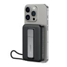 Зовнішній акумулятор ACEFAST M24-10000 22.5W magnetic fast charging power bank with holder and cable Metal Gray