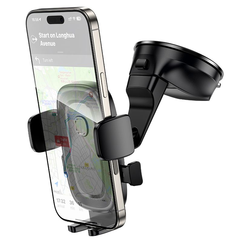 Автотримач для телефона BOROFONE BH132 Follower one-button car holder(center console)