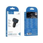Автомобільний зарядний пристрій HOCO Z63 Barry four-port car charger Black