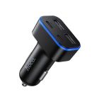 Автомобільний зарядний пристрій HOCO Z63 Barry four-port car charger Black