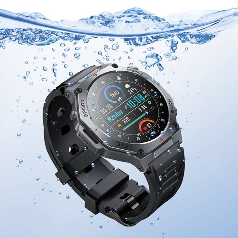 Смарт-годинник HOCO Y37 AMOLED 36mm. 520 mAh. GPS sports watch(call version) Black