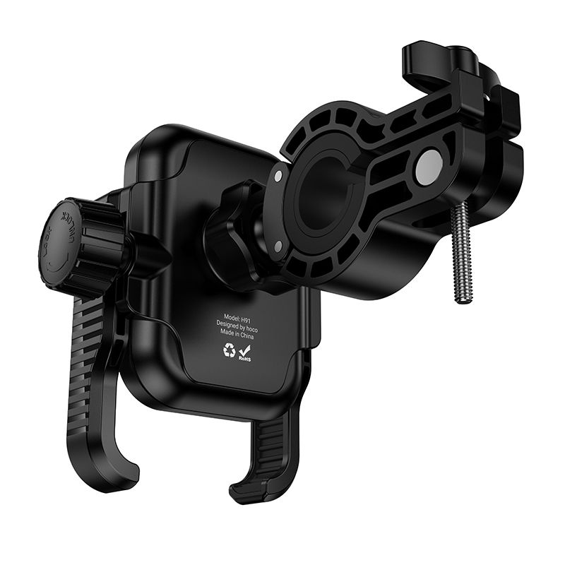 Вело/Мото тримач для телефона HOCO H91 Milly motorcycle bicycle universal holder Black