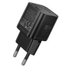 Мережевий зарядний пристрій HOCO N64 Ingenious single port PD20W charger BLack