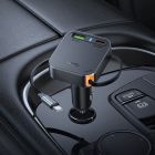 Автомобільний зарядний пристрій HOCONZ18 Guardian PD65W(2C1A) car charger with retractable cable Black