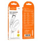 Кабель HOCO X114 Energy charging data cable Type-C White