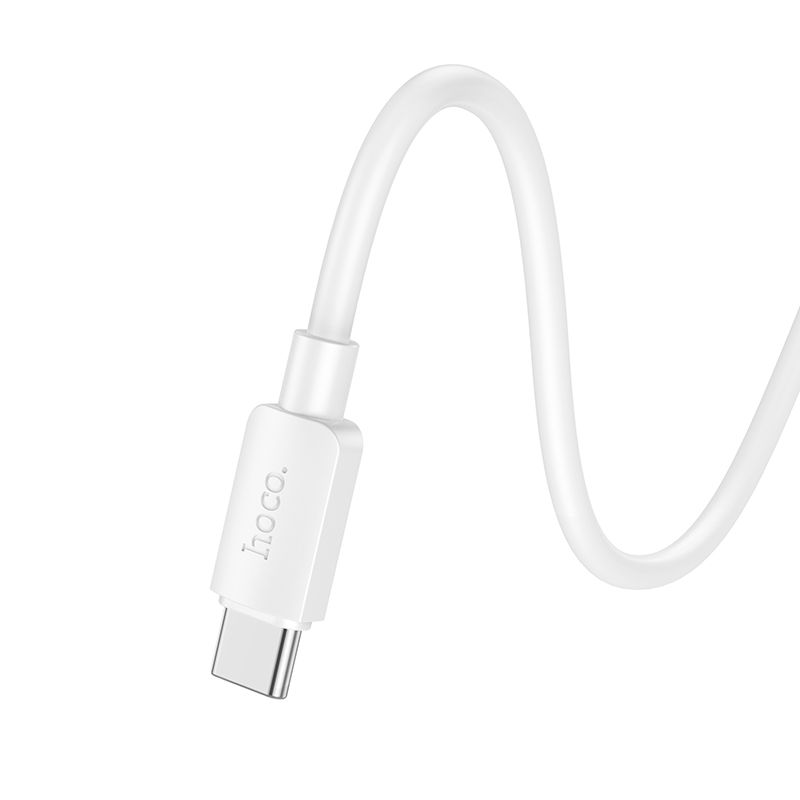 Кабель HOCO X96 Hyper 27W charging data cable Type-C White