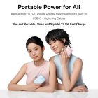 Зовнішній акумулятор Baseus EnerFill FC11 Digital Display Power Bank with Dual Built-in Cables 10000mAh 22.5W Cosmic Black