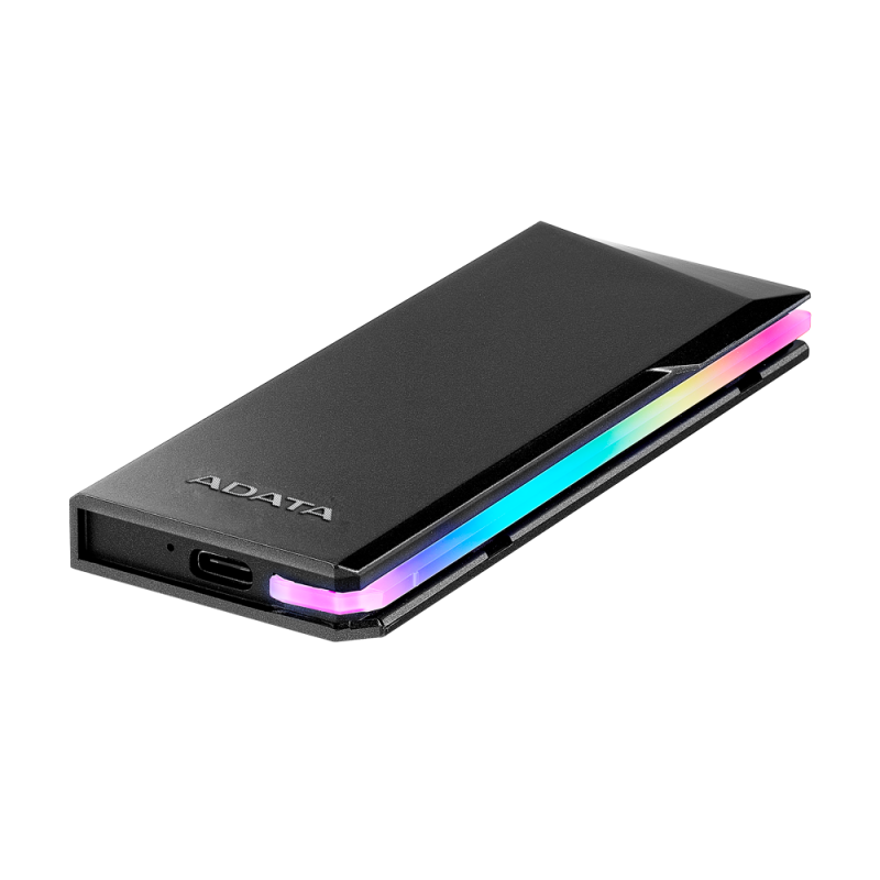 Зовнішня кишеня для накопичувача A-DATA EC700G для SSD M.2 PCIe/SATA USB3.2 Gen2 Type-C Black