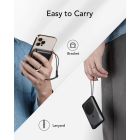 Зовнішній акумулятор VEGER 10000 mAh with wireless charging compatible with MagSafe PD QC3.0 2A 20W MagOn (VP1151 / W1151) white